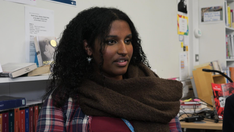 'It's also important that everyone can see themselves in literature,' Saba tells Sky News