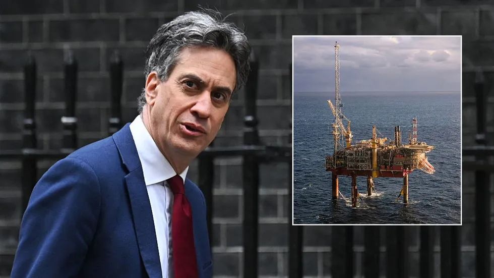 Ed Miliband North sea