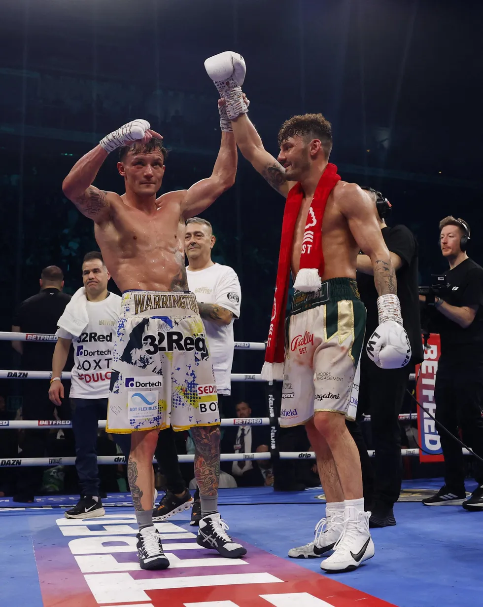 There was nothing but respect from both fighters after the final bell after a longstanding bitter feud that has now been put to bed