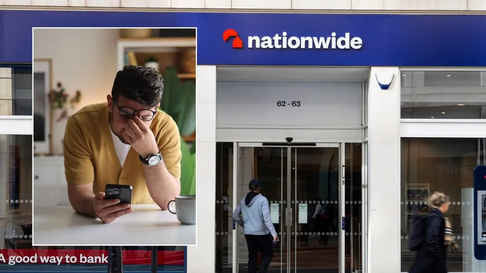 Nationwide branch and man worried