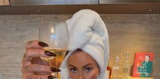 Newly-single Olivia Attwood poses in a sheer lace bra and downs champagne as she opens up about her struggle to orgasm during sex