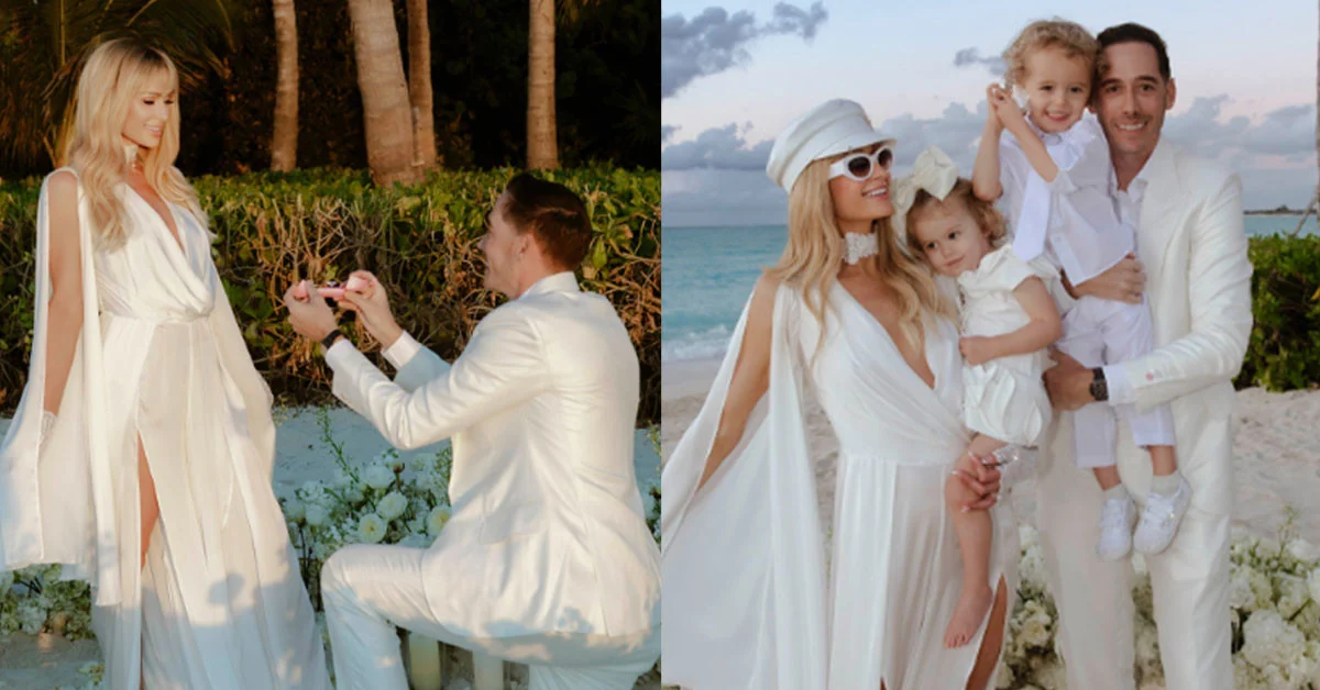 Paris Hilton says 'yes again' as husband Carter Reum re-proposes