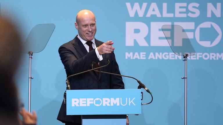 Leader of Reform Wales Dan Thomas. File pic: PA