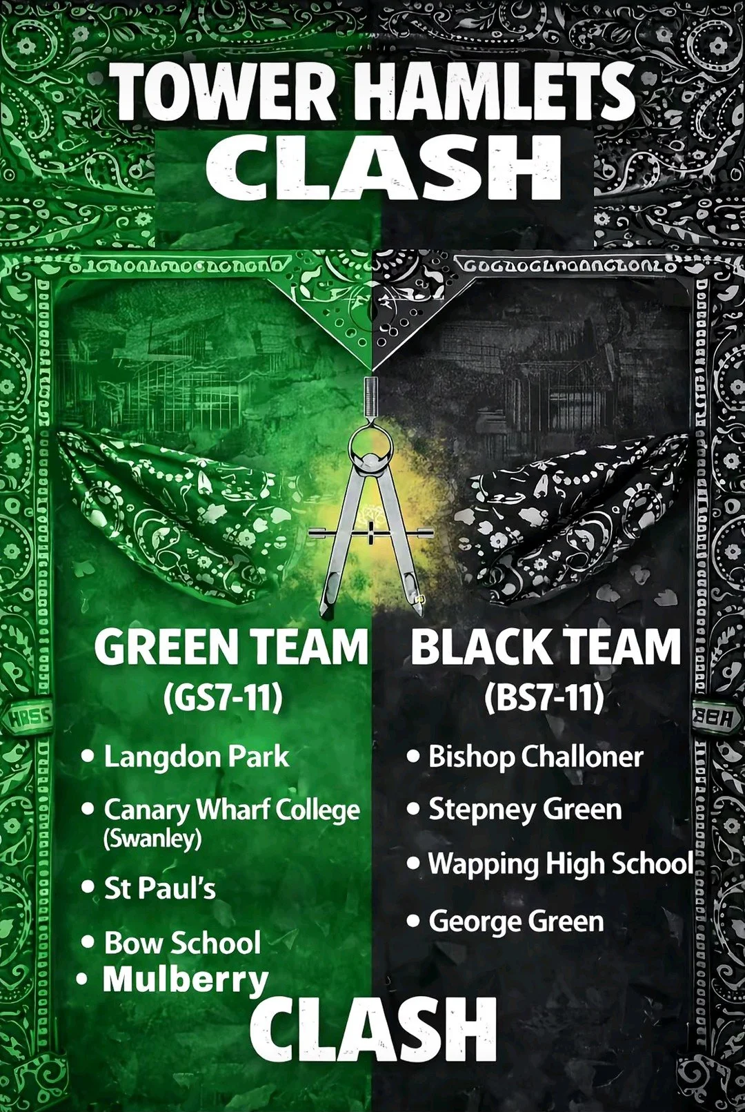 Tower Hamlets Clash social media post