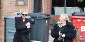 Pregnant Molly-Mae Hague covers her bump in a black coat as she reveals she already knows her baby’s gender and name
