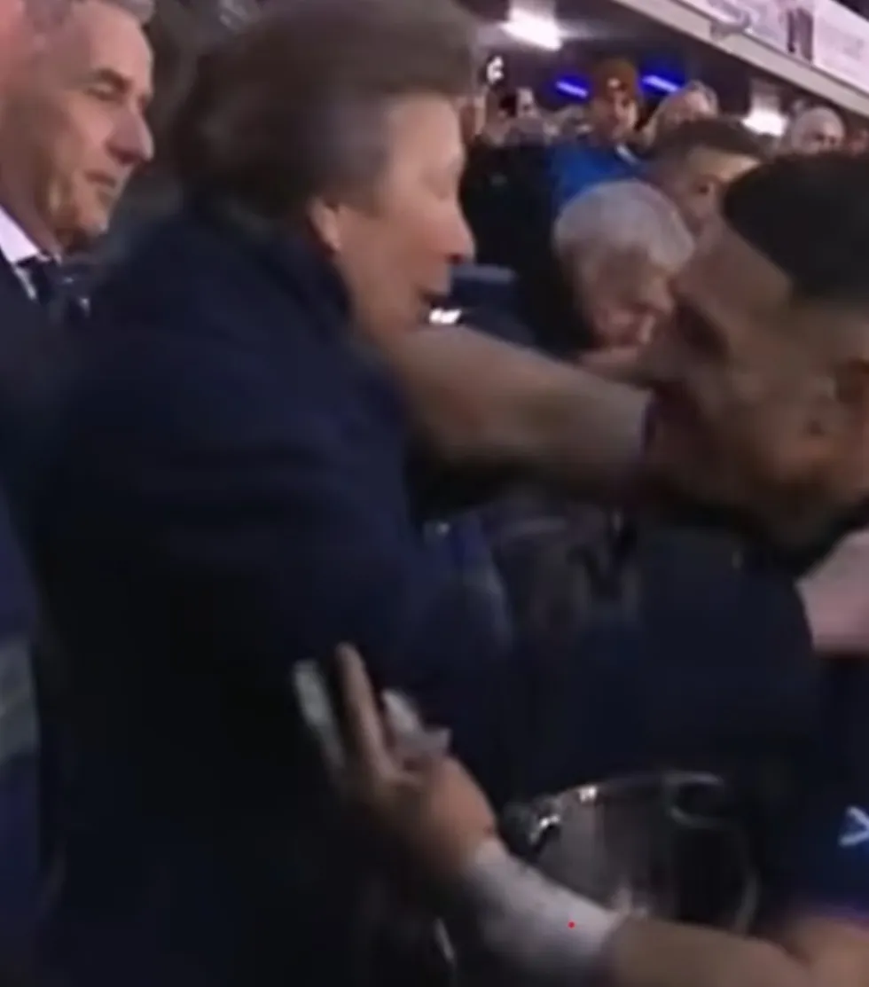 Princess Anne and Sione Tuipulotu