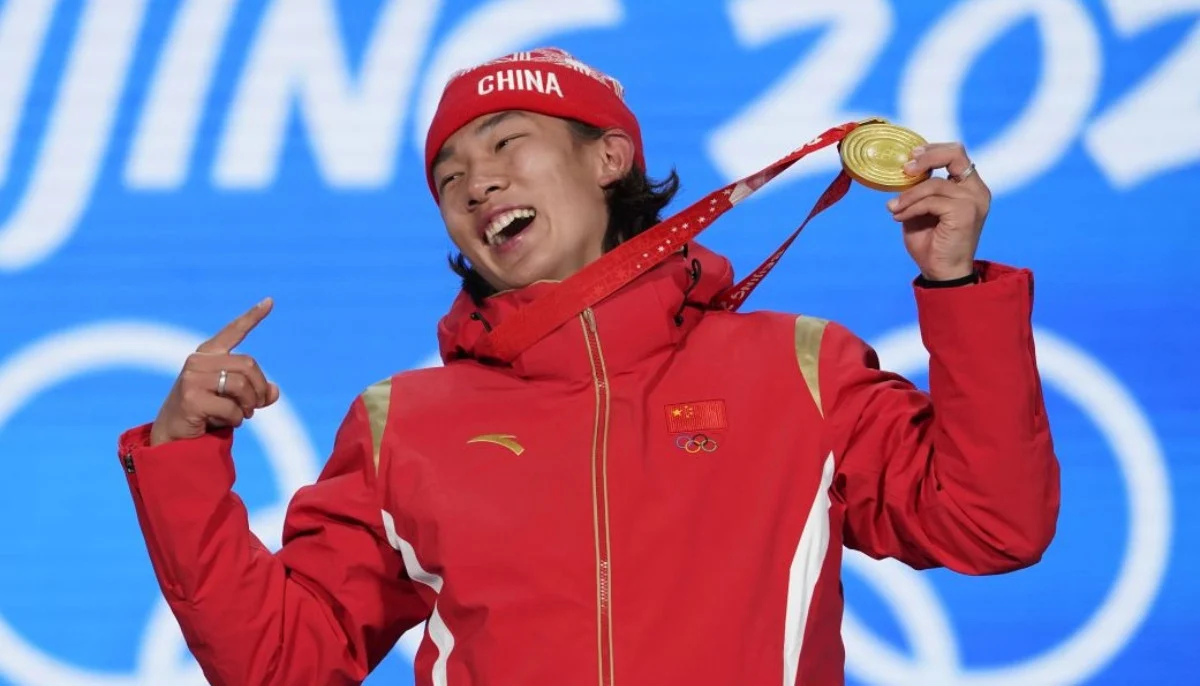 2026 Winter Olympics snowboarding: Su Yiming wins bronze and completes medal set