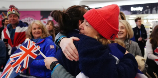 Team GB arrive back in UK after record-breaking Winter Olympics as heroes visibly moved at emotional reunion