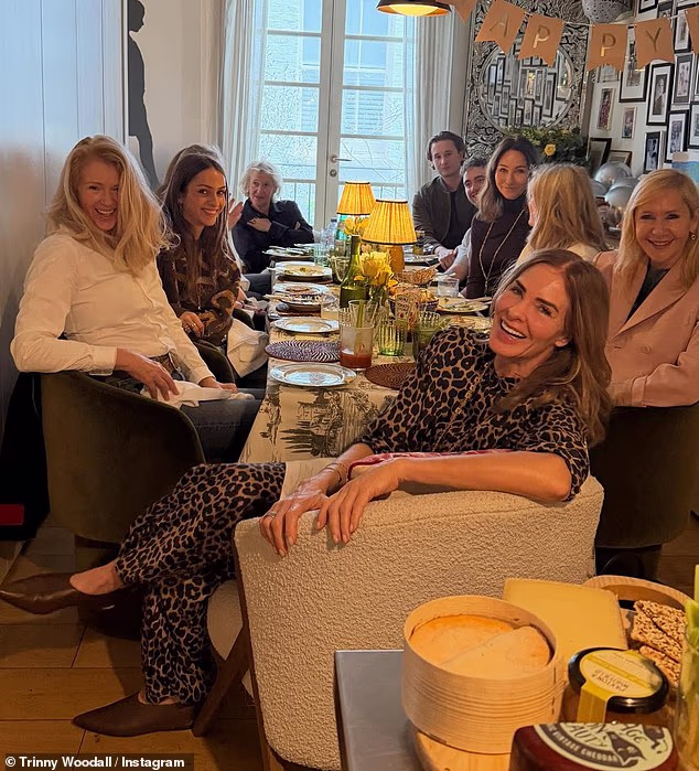 The birthday girl, who shares her daughter with ex-husband Johnny Elichaoff, was then joined by a huge group of female pals