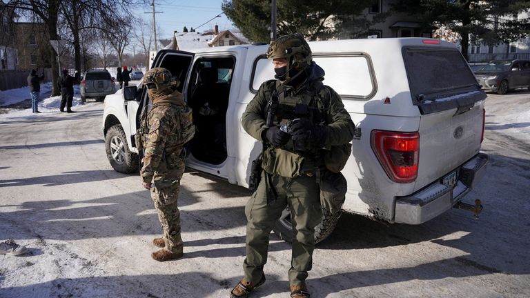 Thousands of federal agents were sent to the state in January. Pic: Reuters