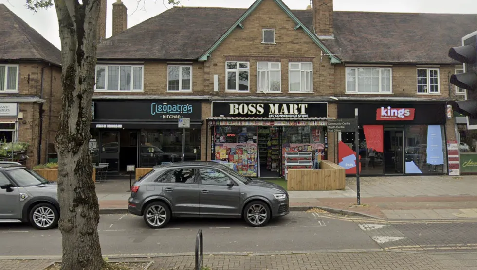 Officers were called to the Boss Mart in Shirley