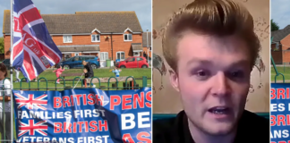 Singer dropped by Channel 4 after being targeted by left-wingers for attending anti-migrant protest