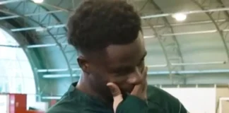England star Bukayo Saka moved to tears after touching family message leaves Premier League forward ‘speechless’