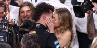 Lando Norris ‘splits’ with model girlfriend just months after sealing F1 championship with infamous kiss