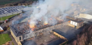 School ‘severely damaged’ in massive blaze as 15 fire engines rush to scene