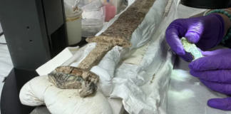 Anglo-Saxon sword discovered at Kent burial site