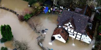 One in nine new homes in England built in flood-prone areas, study shows | UK News