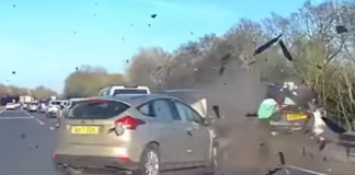 Driver who crashed while gambling on mobile is jailed after pregnant woman suffered premature birth | UK News