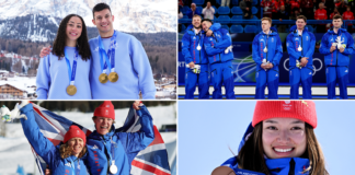Freestyle skier Zoe Atkin wins bronze in record-equalling medal haul for Team GB at Winter Olympics | UK News