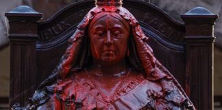 Queen Victoria statue in Belfast hospital grounds targeted in paint attack | UK News