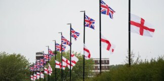 Surrey Council removes over 1,000 of St George’s and Union flags deemed ‘safety risk’