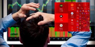 Stock market freefall as tech giants lose $1TRILLION amid AI sell-off