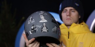 Vladyslav Heraskevych urged to compete by IOC amid row over banned Ukrainian war victim helmet