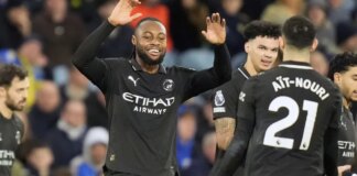 Man City up pressure on Arsenal as narrow Leeds win boosts hopes of Premier League title
