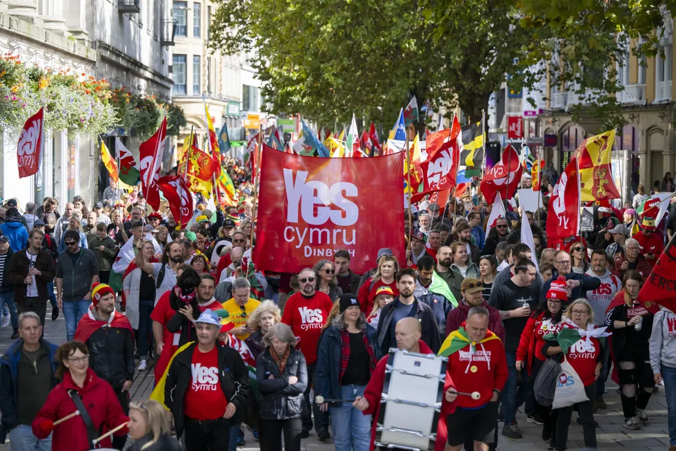 Support for Welsh independence has steadily increased since 2014