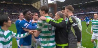 Martin O’Neill immediately plays peacemaker on 74th birthday as Celtic and Rangers players clash