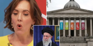 Camilla Tominey gobsmacked as she rages at London university over Ayatollah ‘commemoration’ event