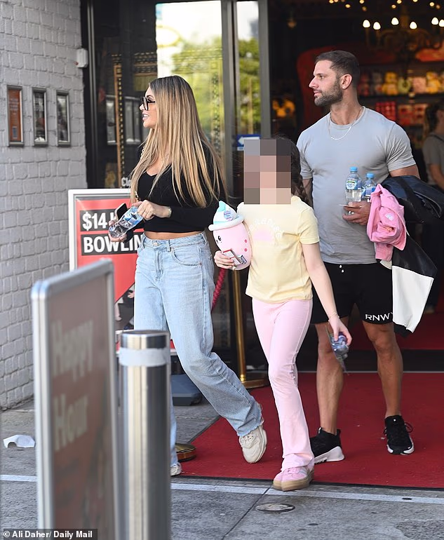 Gia and Scott appeared happy and relaxed on the outing