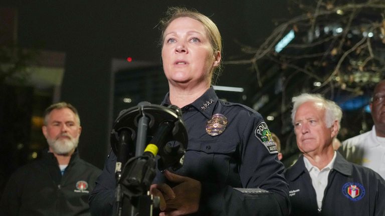 Austin Police chief Lisa Davis. Pic: AP
