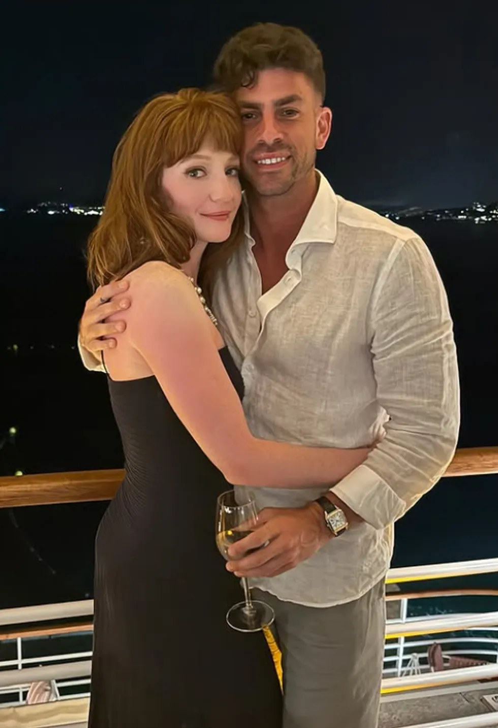 Nicola Roberts and Mitch Hahn
