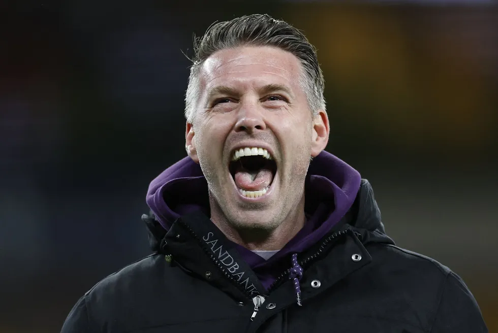 Rob Edwards celebrated wildly as his Wolves side managed another win