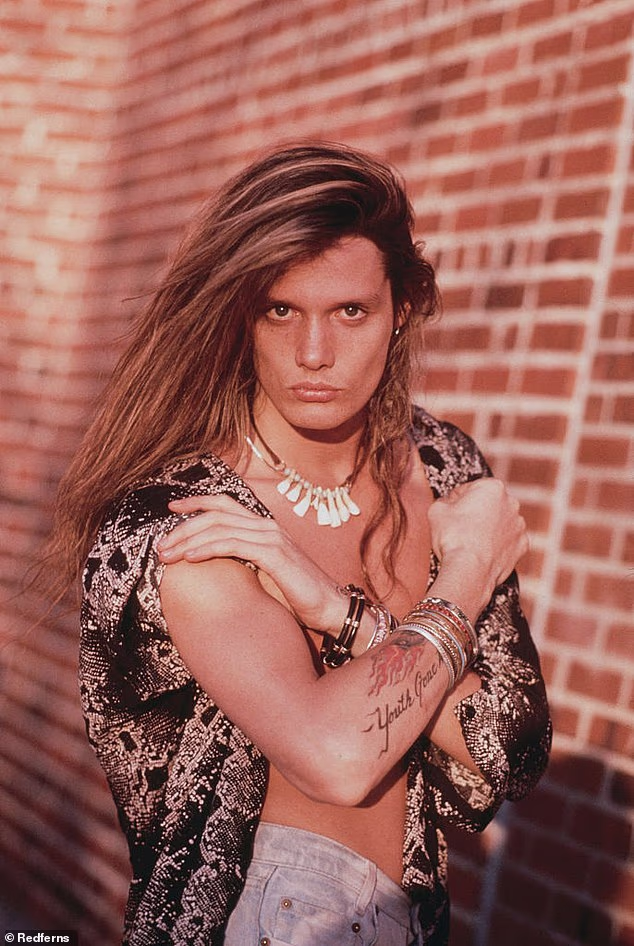 She ended up regretting her decision when she later found out that Bach was already dating someone and had a one-year-old child; Bach pictured in 1989