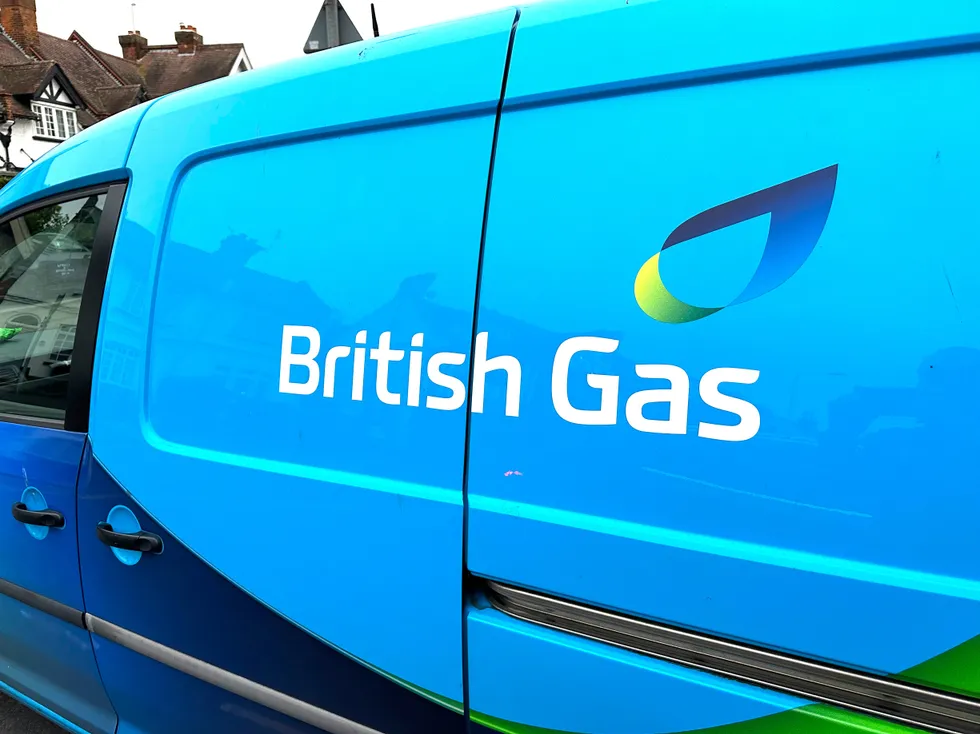 British Gas logo on van