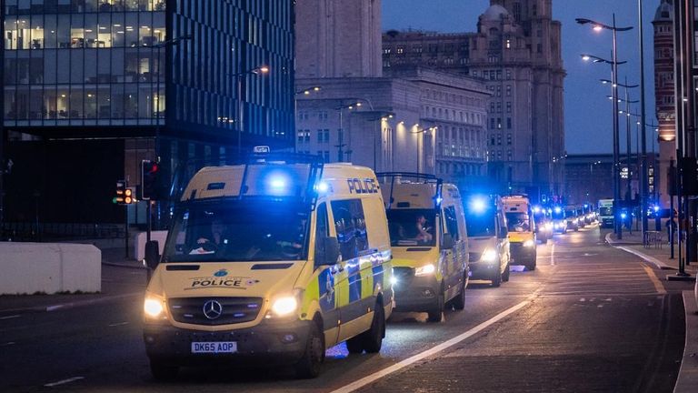 The operation began at 7am. Pic: Merseyside Police
