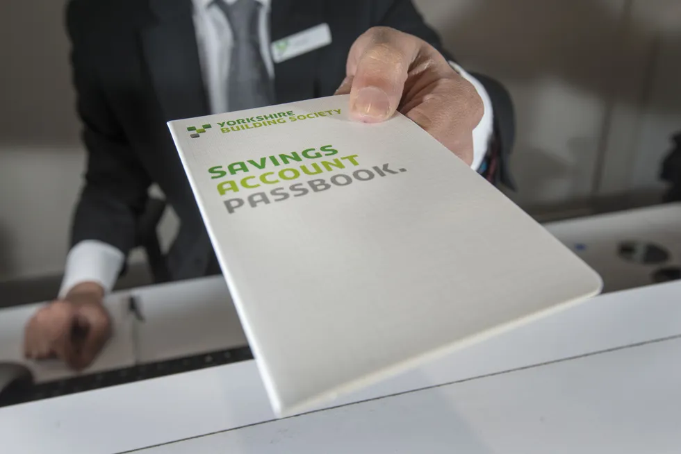 Yorkshire Building Society savings passbook