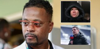 Patrice Evra furious with Paul Scholes and Gary Neville as Man Utd icon hits out at old teammates