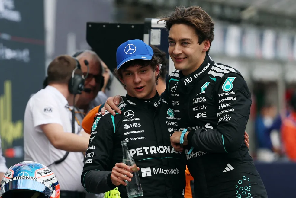 George Russell and Kimi Antonelli dominated the Australian qualifying