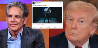 Ben Stiller fumes ‘war is not a movie’ as he issues furious reaction to film clip used in White House’s Iran conflict video