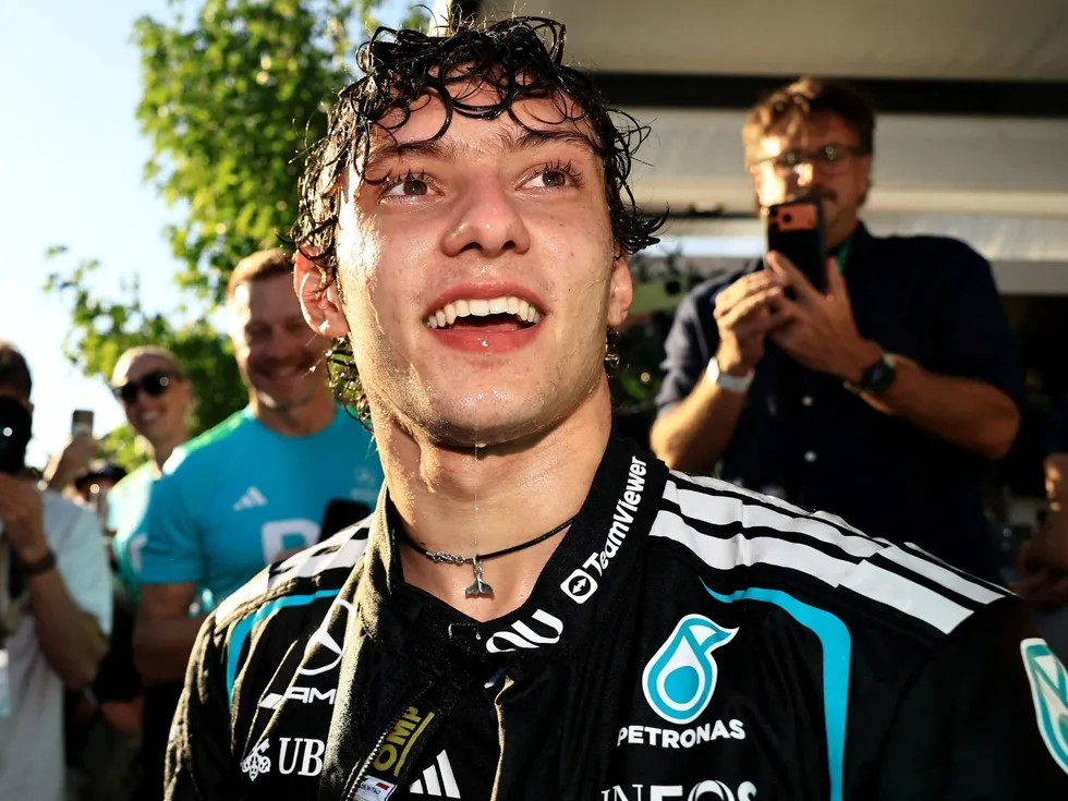 Kimi Antonelli finished second at the Australian Grand Prix