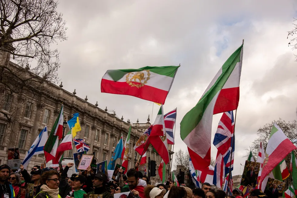 Anti-Iranian regime protests, London