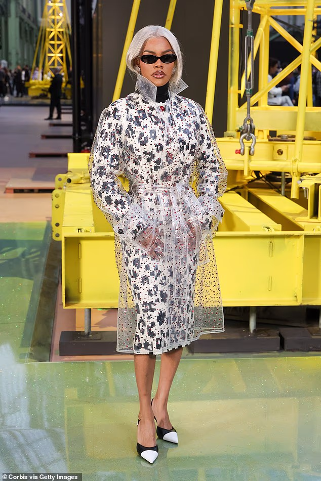 Teyana looked stunning as she arrived for the show