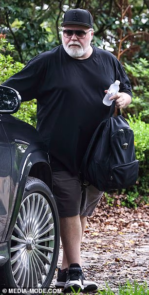 Despite cutting quite the casual figure, Sandilands arrived in style, stepping out of his jet-black $400,000, 2026 Mercedes-Maybach GLS 600