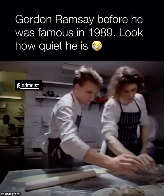 Marco is filmed carefully explaining the pasta making process with Gordon on hand to assist in the kitchen - doing as he is instructed and not saying a single word