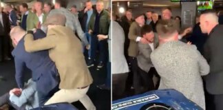 Cheltenham Festival 2026 erupts in violence as mass brawl breaks out with punches thrown