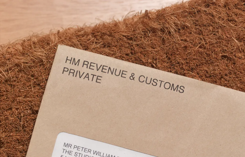 HMRC letter and logo