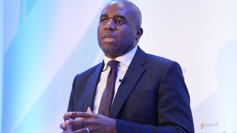Justice Secretary David Lammy. Pic: PA